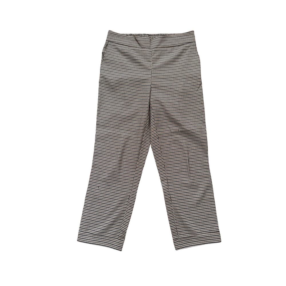 RACHEL ZOE Brown Plaid Capri Pants Size 8